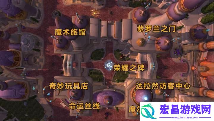 魔兽手游达拉然传送门怎么找与整体布局介绍