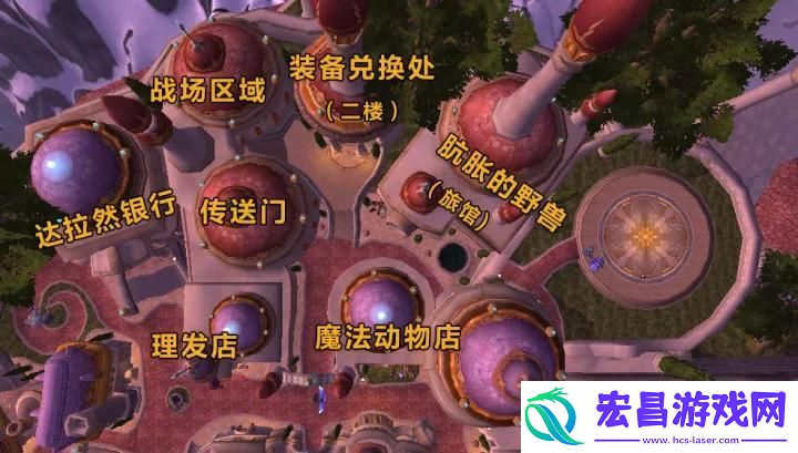 魔兽手游达拉然传送门怎么找与整体布局介绍