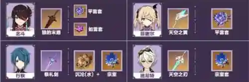 原神阵容搭配雷系