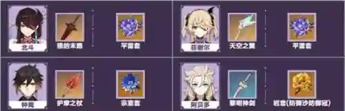 原神阵容搭配雷系