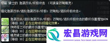 冒险岛双弩精灵升级教程与精灵职业详细介绍