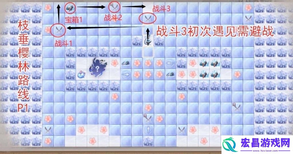 阴阳师5张樱林地图成就路线怎么走详解