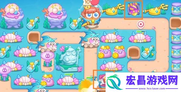 保卫萝卜4嗨钓度假岛第9关通关攻略
