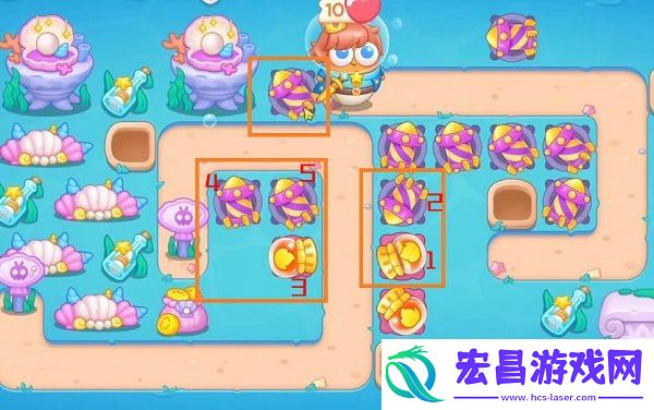 保卫萝卜4嗨钓度假岛第9关通关攻略