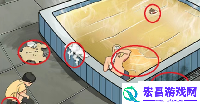 疯狂梗传不干净澡堂过关攻略分享