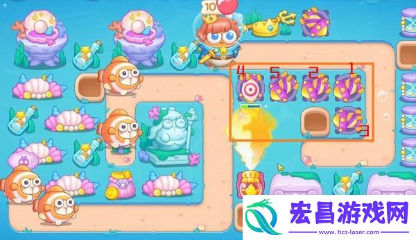 保卫萝卜4嗨钓度假岛第9关通关攻略