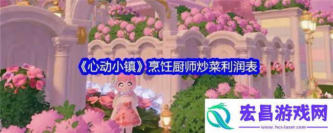 心动小镇烹饪厨师炒菜利润表