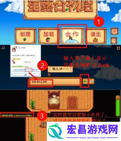 星露谷物语异地联机攻略