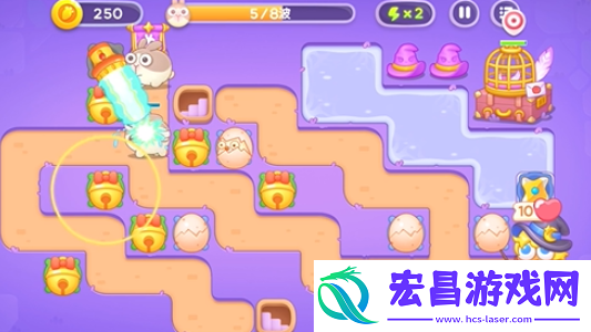 保卫萝卜4阿波与魔法宝藏第二十五关怎么过