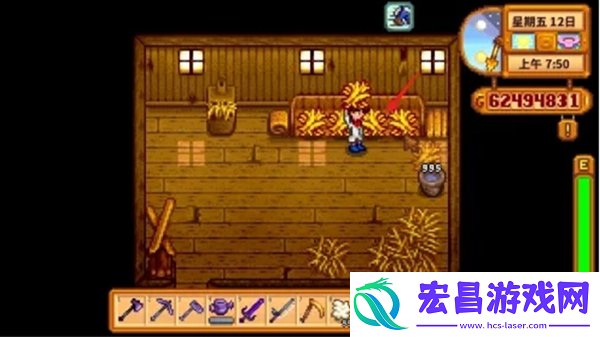 星露谷物语喂鸡方法