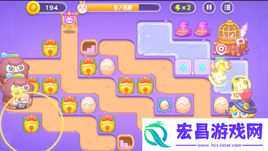 保卫萝卜4阿波与魔法宝藏第二十五关怎么过