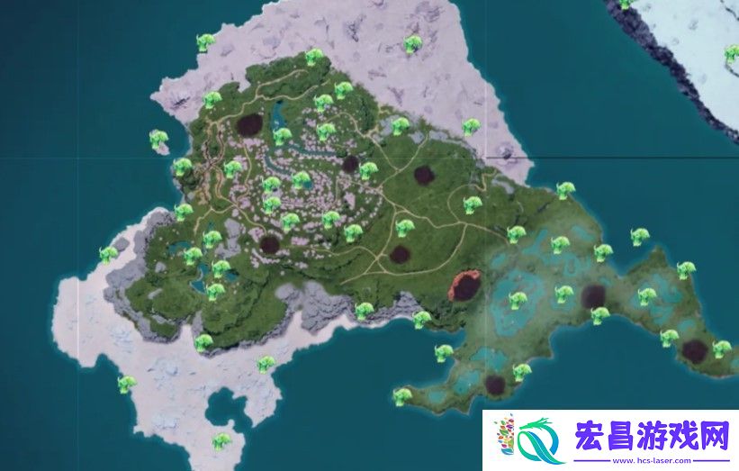 幻兽帕鲁樱花岛翠叶鼠雕像位置汇总