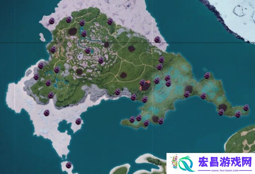 幻兽帕鲁樱花岛翠叶鼠雕像位置汇总