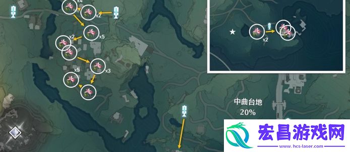 鸣潮金阳凤采集路线