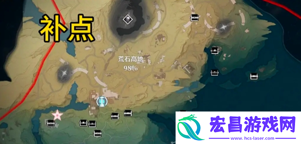 鸣潮荒石高地探索度怎么100%