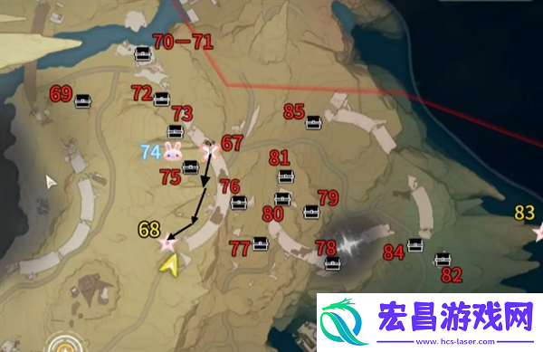 鸣潮荒石高地探索度怎么100%