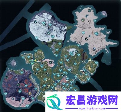 幻兽帕鲁全地图点位介绍