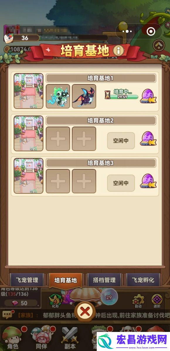 冒险大作战飞宠培育基地说明