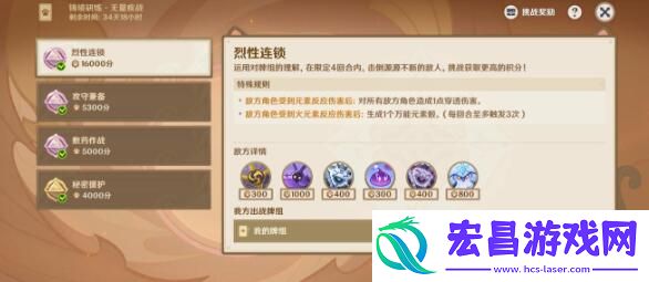原神七神召唤无量疾战第一关过关阵容