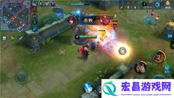 火烧敌营瞬间收割