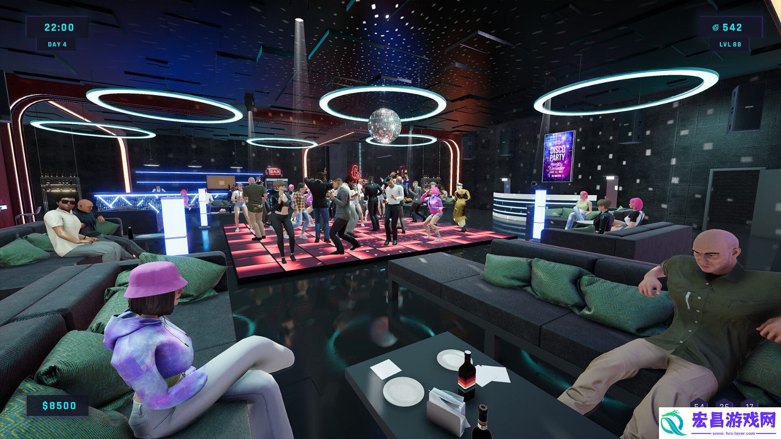 模拟经营游戏夜总会模拟器Steam页面上线