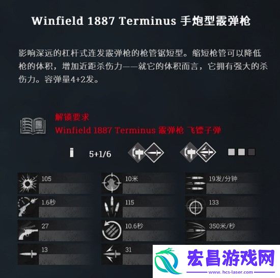 猎杀对决1887霰弹枪霰弹枪使用方法