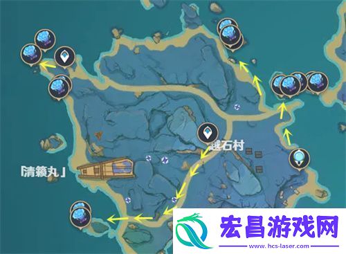 海灵芝采集路线