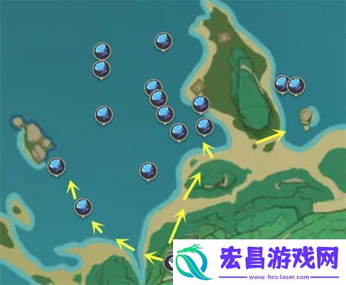 海灵芝采集路线