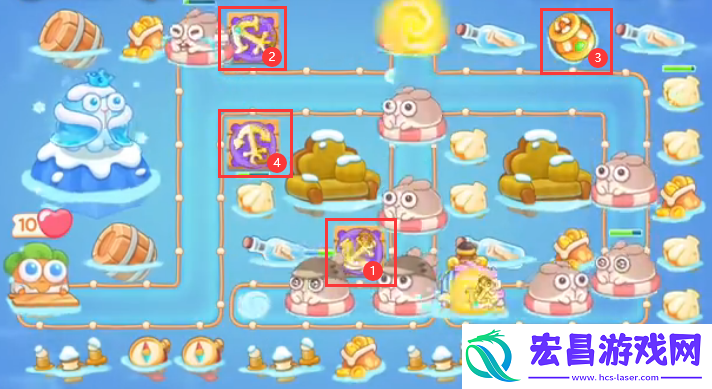 保卫萝卜4天下第一汤第7关如何通关