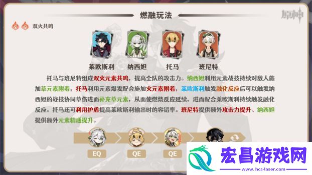 原神莱欧斯利队伍搭配方法