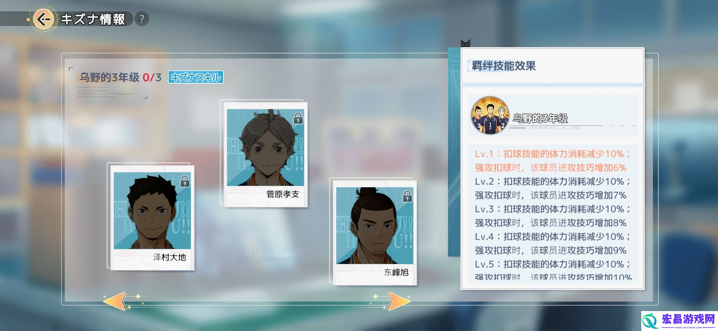 排球少年手游菅原孝支特技介绍