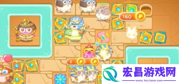 保卫萝卜4法老归来第4关通关图文详解