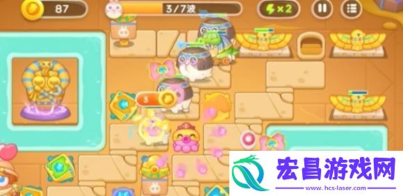 保卫萝卜4法老归来第4关通关图文详解
