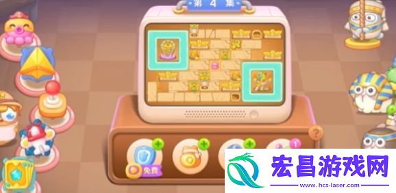 保卫萝卜4法老归来第4关通关图文详解