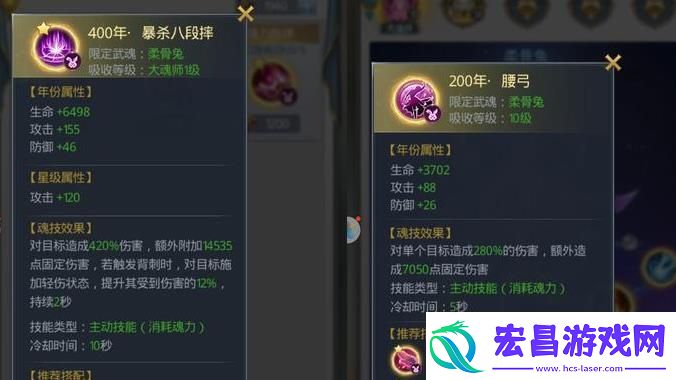 斗罗大陆魂环年限升级攻略