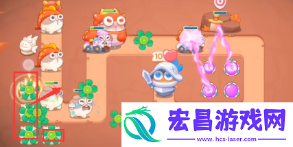 保卫萝卜4饿龙传说第二关怎么过