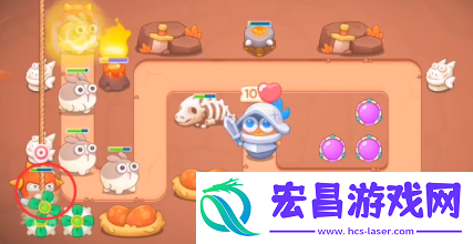 保卫萝卜4饿龙传说第二关怎么过