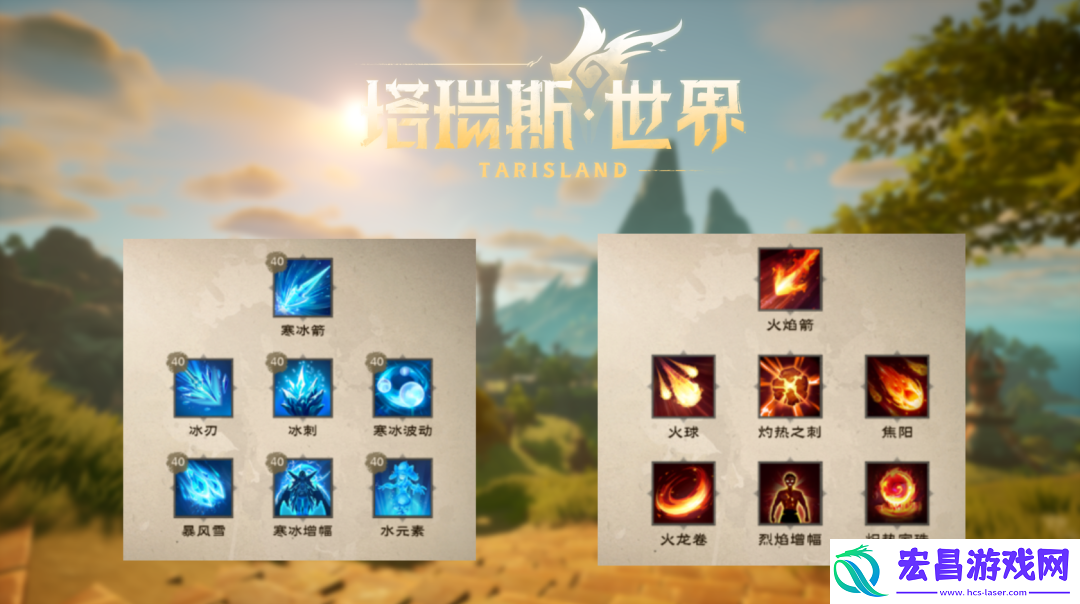 塔瑞斯世界天赋树是什么