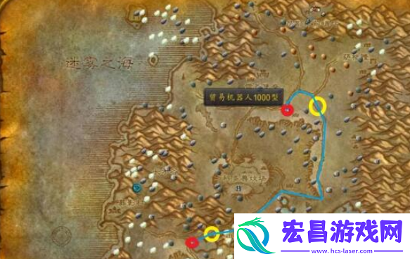 魔兽世界凄凉之地贸易机器人在哪