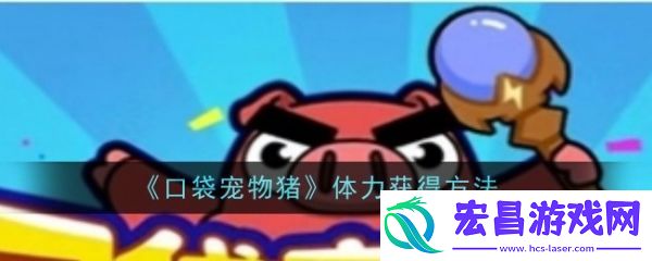 口袋宠物猪体力怎么获得