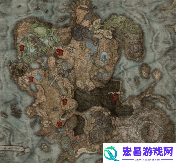 艾尔登法环黄金树幽影全地图BOSS汇总