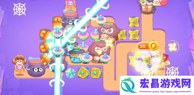 保卫萝卜4阿波与魔法宝藏第三十二关攻略