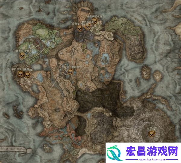 艾尔登法环黄金树幽影全地图BOSS汇总