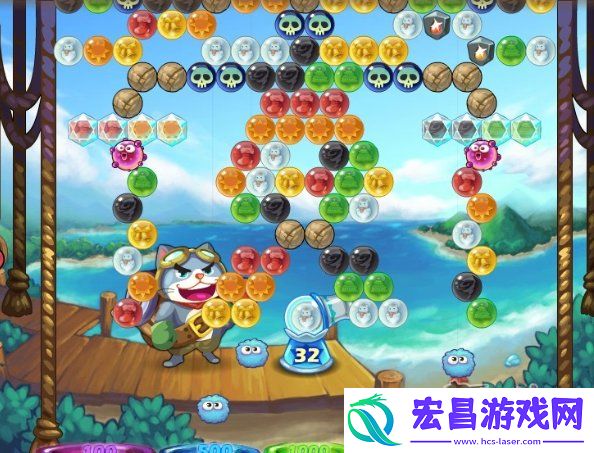 开心泡泡猫161关―170关地图参考