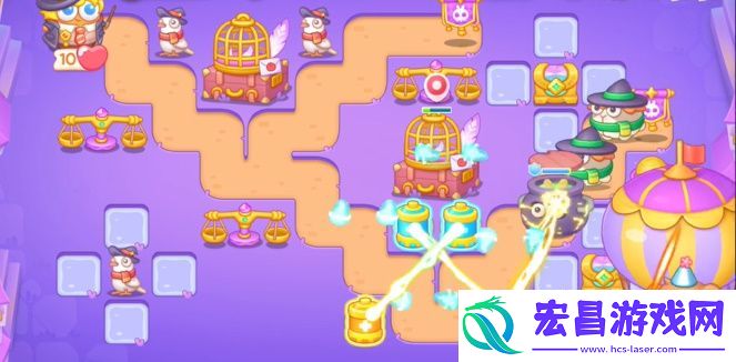 保卫萝卜4阿波与魔法宝藏第十九关攻略