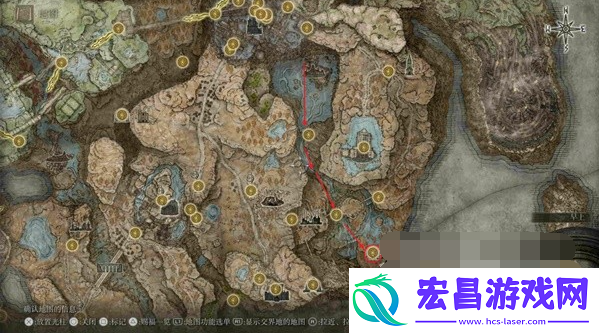 艾尔登法环DLC谷底地图碎片收集路线