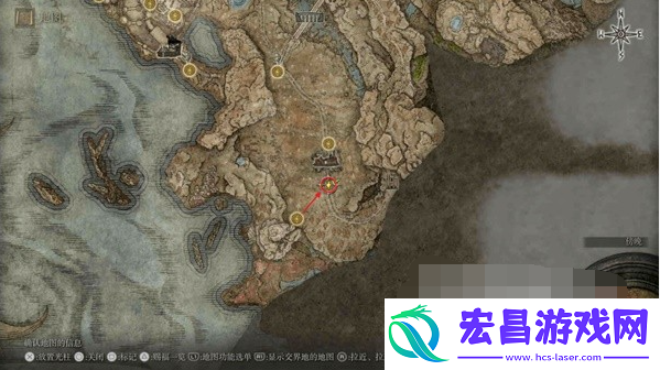 艾尔登法环DLC墓地平原地图碎片收集路线