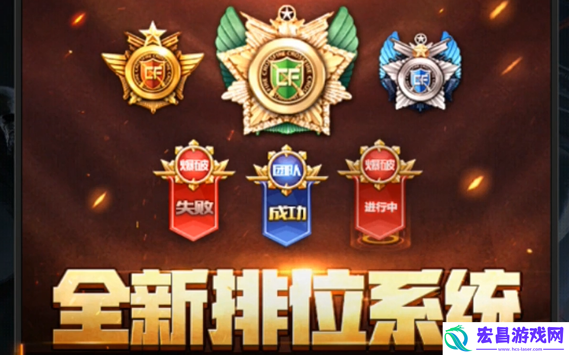 穿越火线段位等级表