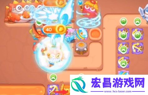 保卫萝卜4饿龙传说第五关怎么过