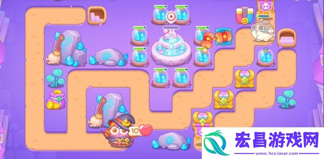 保卫萝卜4阿波与魔法宝藏第十八关攻略